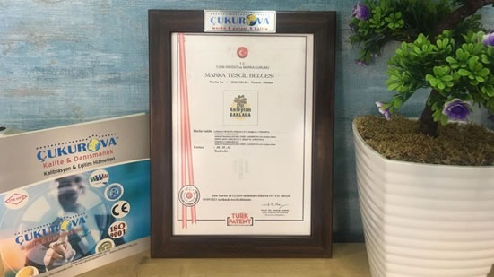 2701 Anteplim Baklava Marka Tescil Belgesi