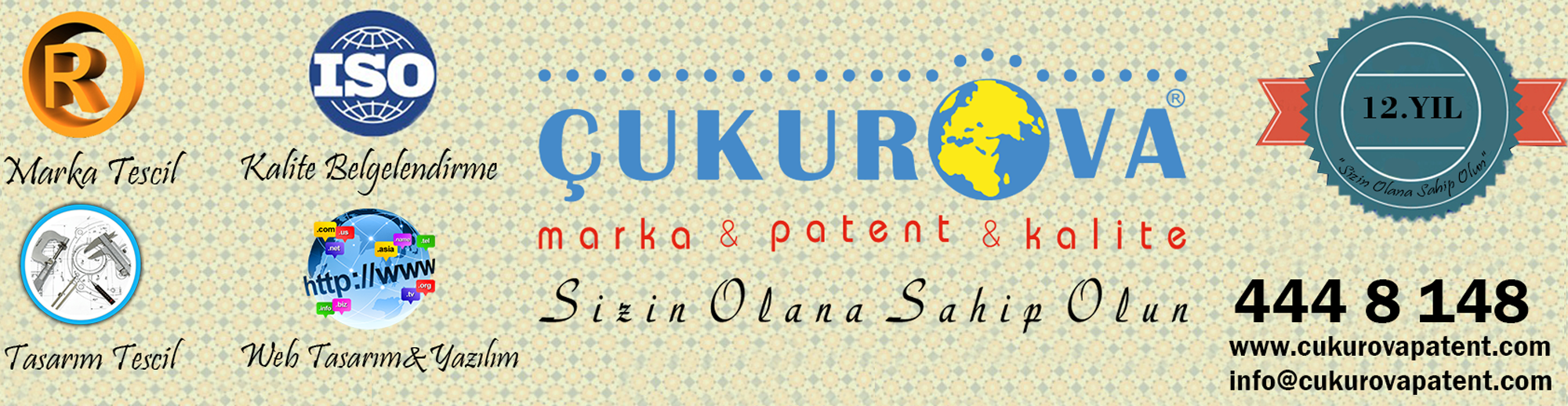 Çukurova Marka Patent Kalite Yönetim ve Danışmanlık firması olarak 12.yılımızı kutluyoruz !