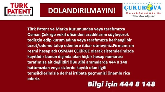 DOLANDIRILMAYIN