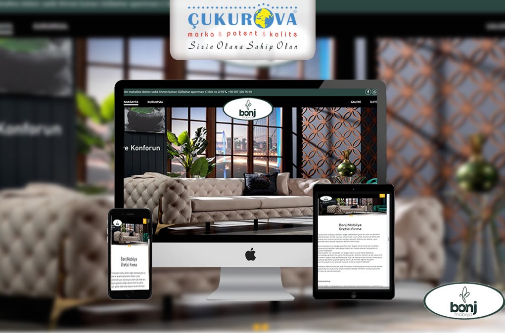Antakya Web Tasarım Referansları- BONJ MOBİLYA KARTVİZİT SİTE