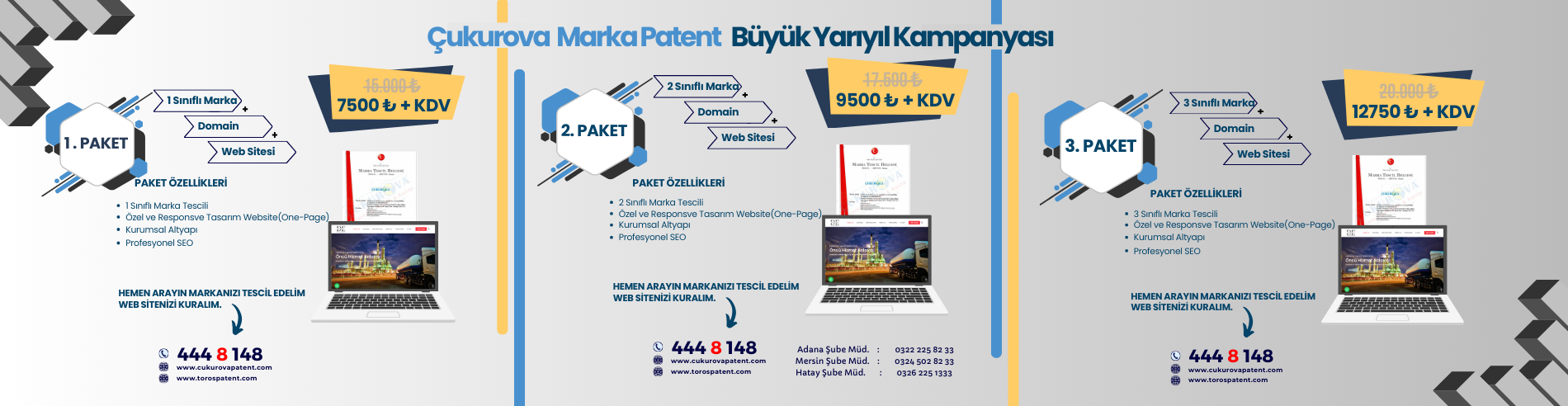 Çukurova Marka Patent Büyük Yarıyıl Kampanyası